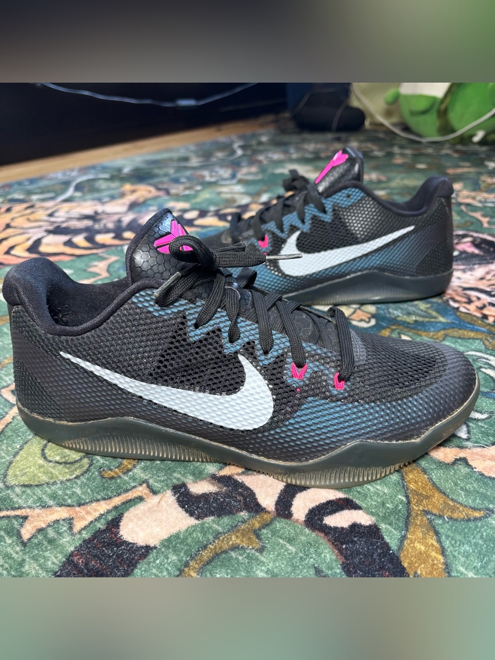 Nike Kobe 11 XI Invisibility Cloak 836183-005 Black/Smoke Purple Size 9.5